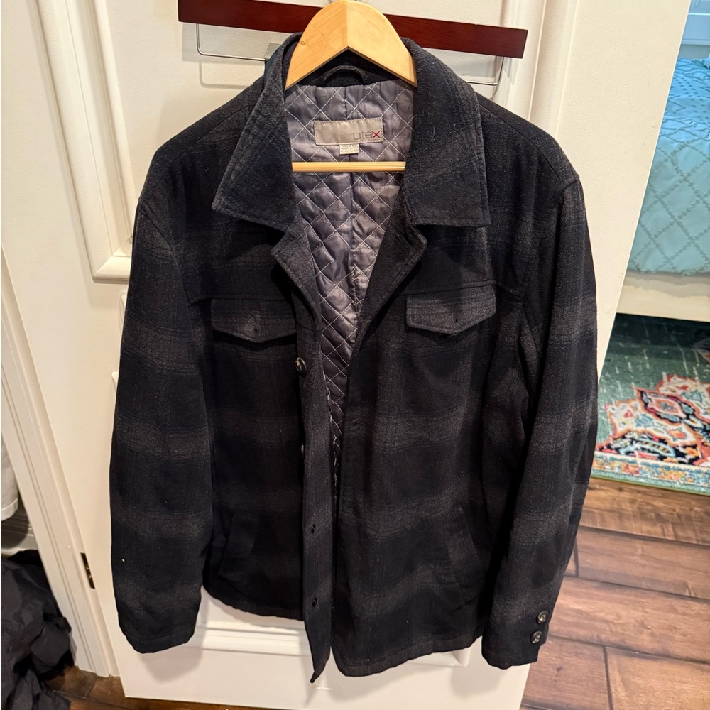 Men's Black Quilted Jacket